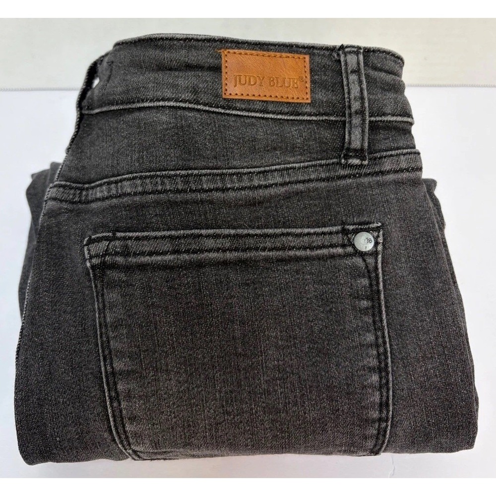 Judy Blue Mid-Rise Black Handsand Boyfriend Fit Jeans Size 7/28 Style #88130